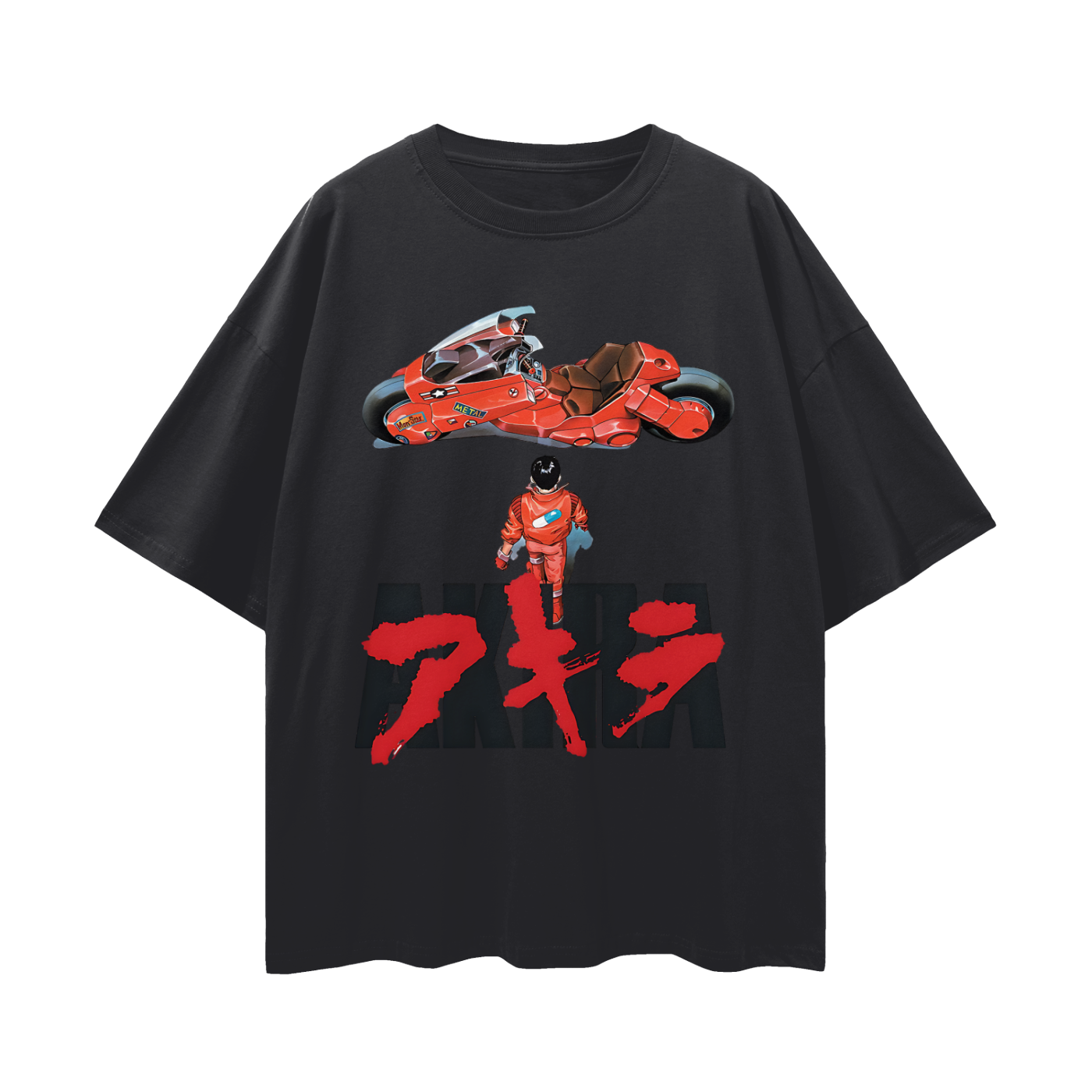 1988 Akira Anime Y2K Vintage Like Graphic Oversized T Shirt