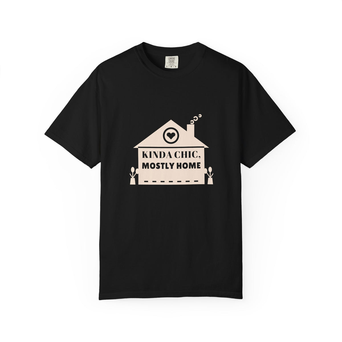 Kinda Chic Mostly Home Minimal Editorial Tee