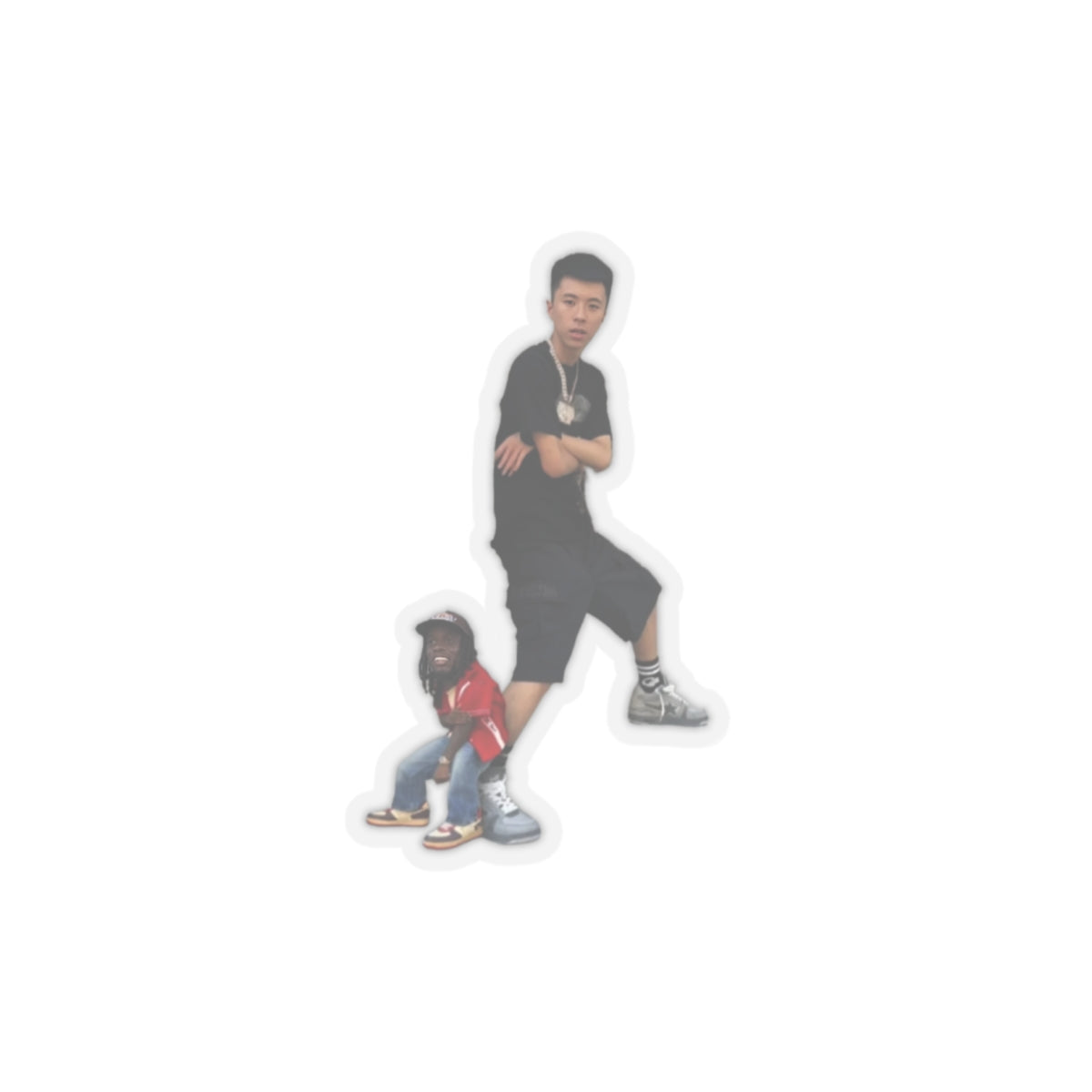 Kai Cenat With Ray In Japan Funny Sticker