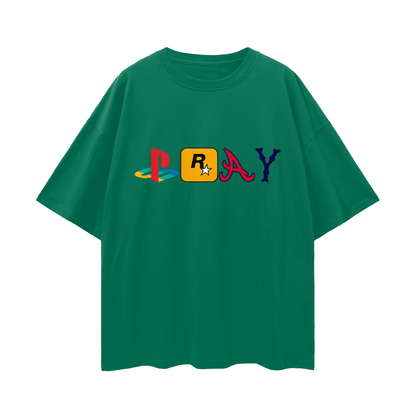 Religious Jesus Pray Logos Like Graphic Oversized T Shirt