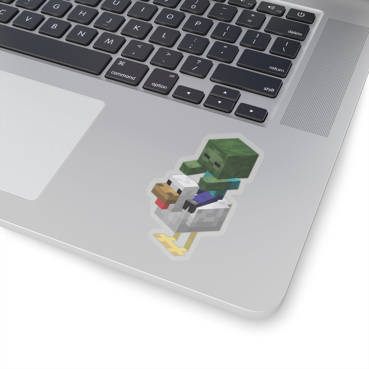 Minecraft Zombie On Chicken Funny Sticker