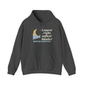 Longest Night Softest Blanket Hoodie, Winter Solstice Crescent Moon Sweatshirt