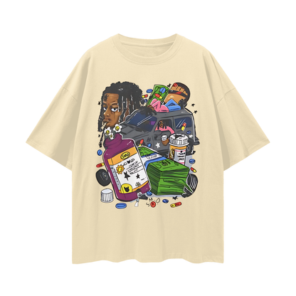 Lucki Rapper Graphic Oversized T Shirt