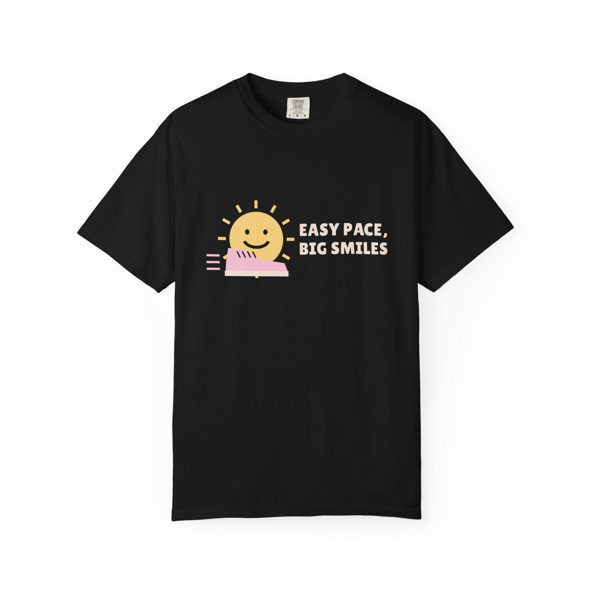 Running Shirt for Women, Easy Pace Big Smiles Tee, Runner Gift, Turkey Trot Shirt, New Year Running Goals T-Shirt