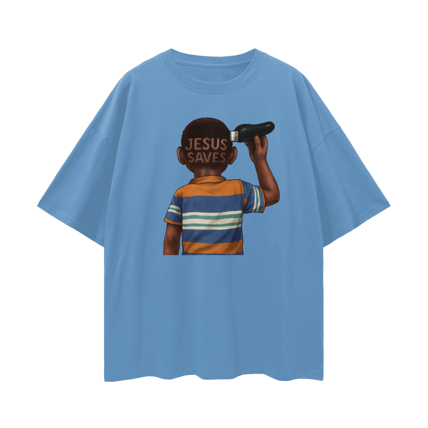 Vintage/Y2K Religious Jesus Saves Oversized T Shirt