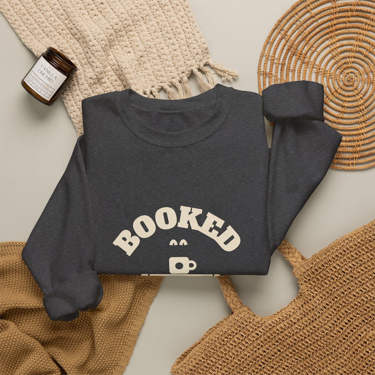 Book Lover Sweatshirt, Booked for the Weekend Crewneck, Reading Sweatshirt for Women, Bookish Gift, Book Club Gift, Unisex S-3XL