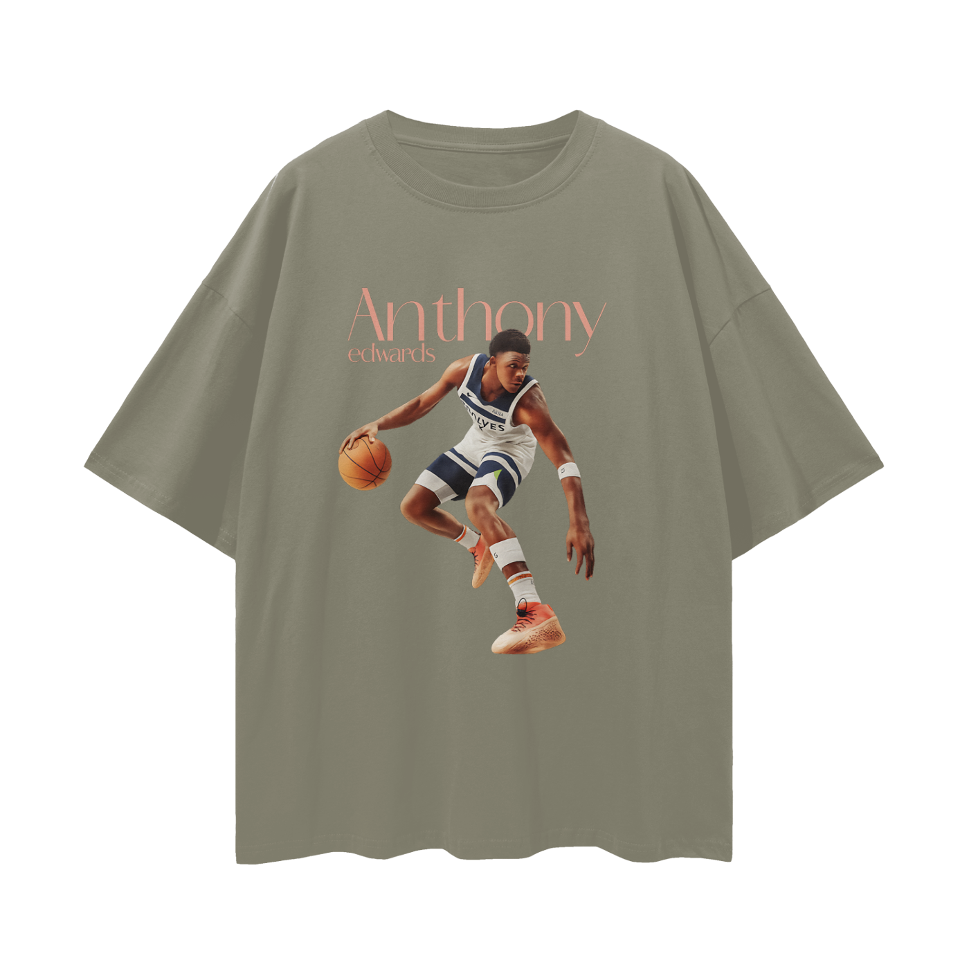 Anthony Edwards Minnesota Timberwolves Oversized T Shirt