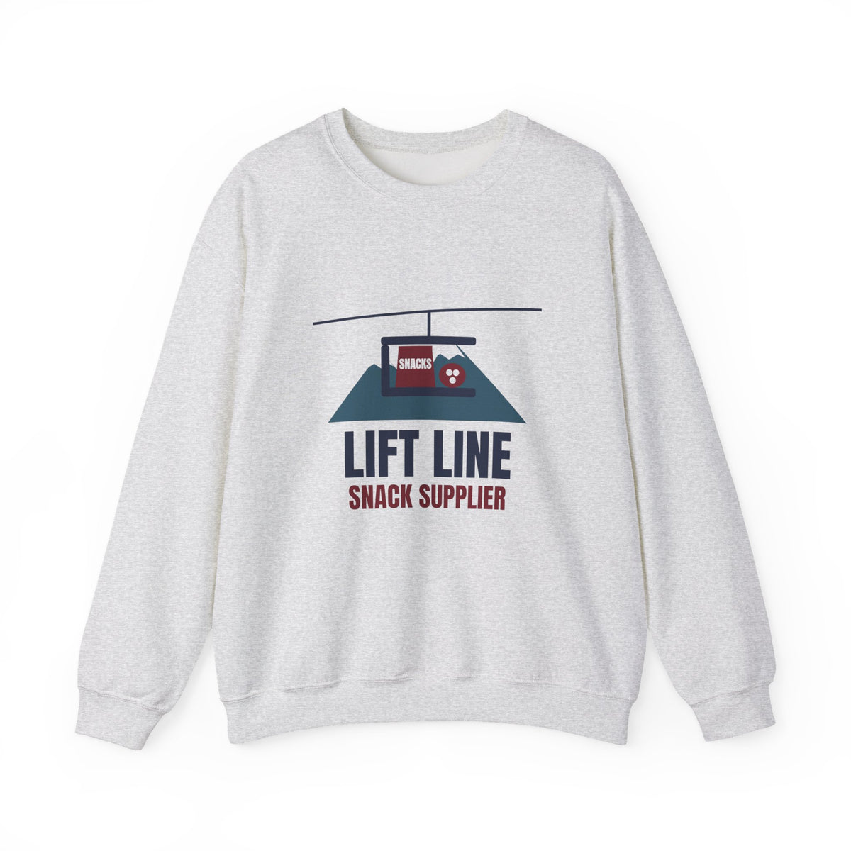 Ski Mom Sweatshirt, Lift Line Snack Supplier Crewneck, Snowboard Mom Gift, Winter Sports Mom Sweatshirt for Women