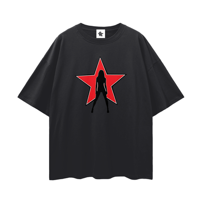 Vintage/Y2K Star Lady Oversized T Shirt