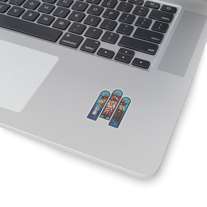 Religious Jesus Cathedral Glass Graphic Sticker