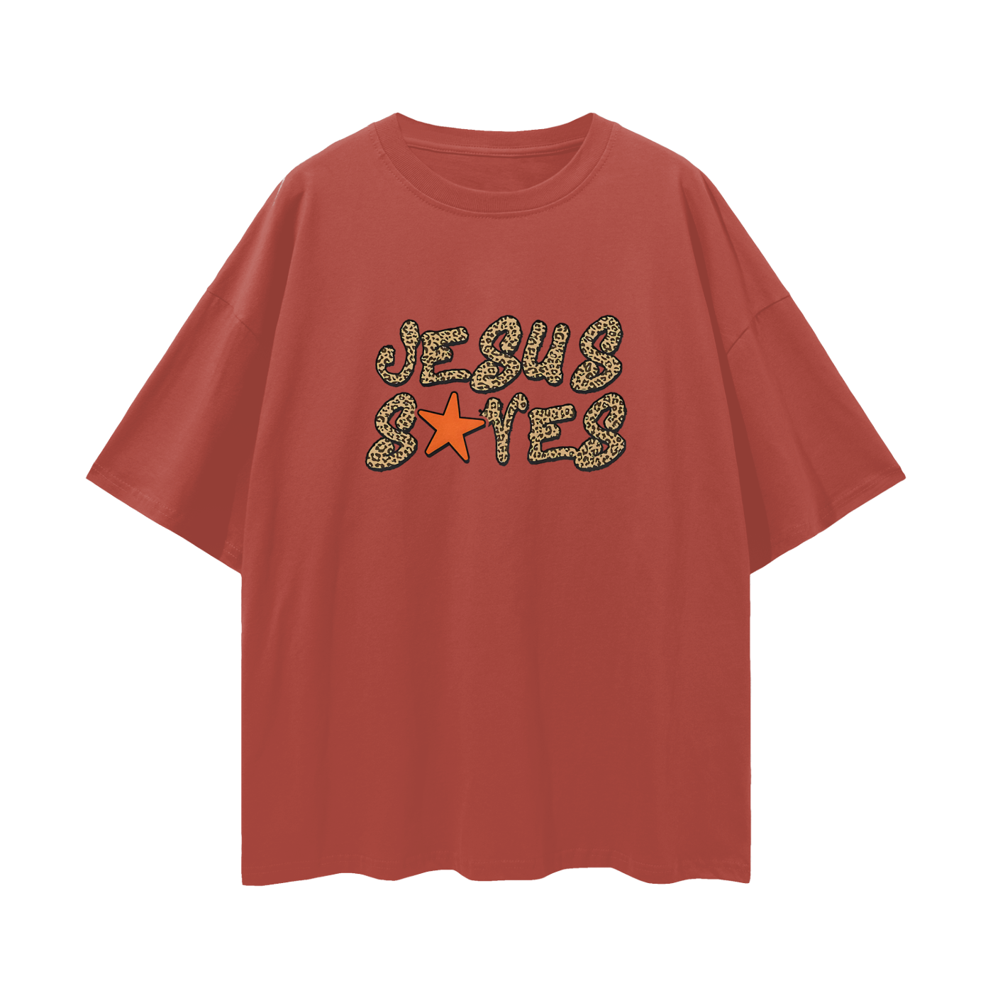 Vintage/Y2K Religious Jesus Saves Oversized T Shirt
