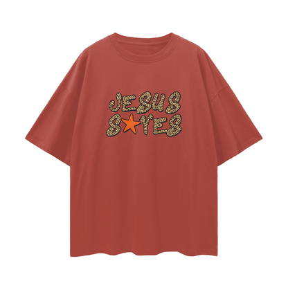 Vintage/Y2K Religious Jesus Saves Oversized T Shirt