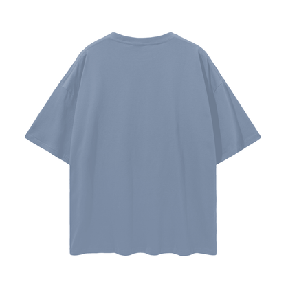 Religious I Pray Graphic Oversized T Shirt