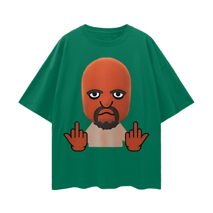 Vintage/Y2K Funny Wii Character Oversized T Shirt