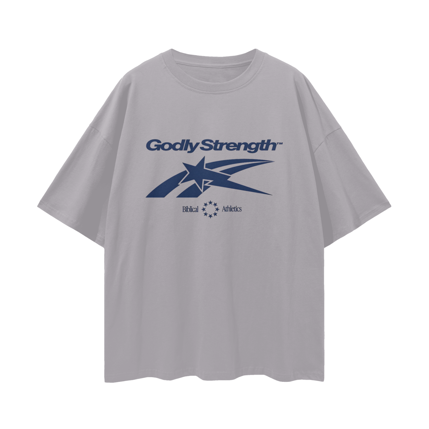 Religious Godly Strength Gym 90s Y2K Vintage Like Graphic Oversized T Shirt