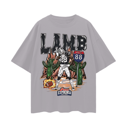 Ceedee Lamb 88 EU Like 90s Y2K Vintage Like Graphic Oversized T Shirt