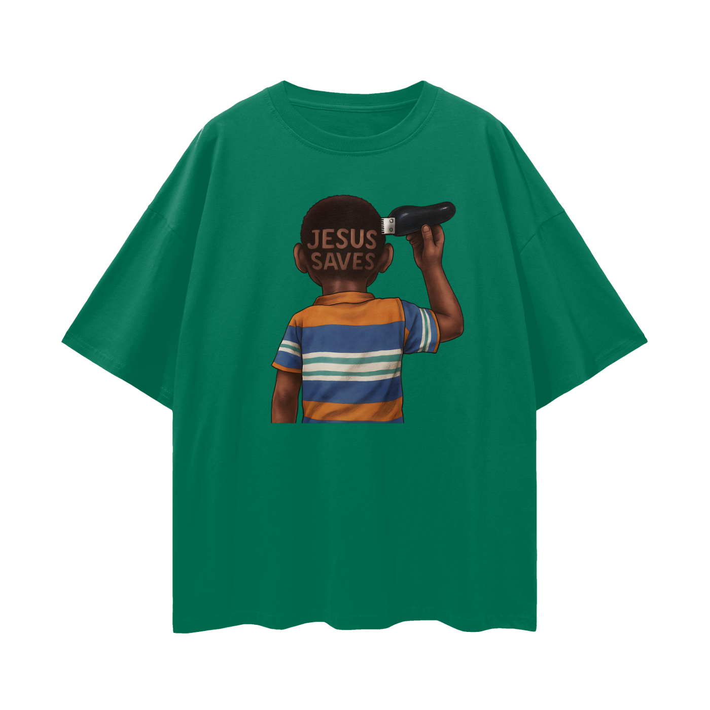 Vintage/Y2K Religious Jesus Saves Oversized T Shirt