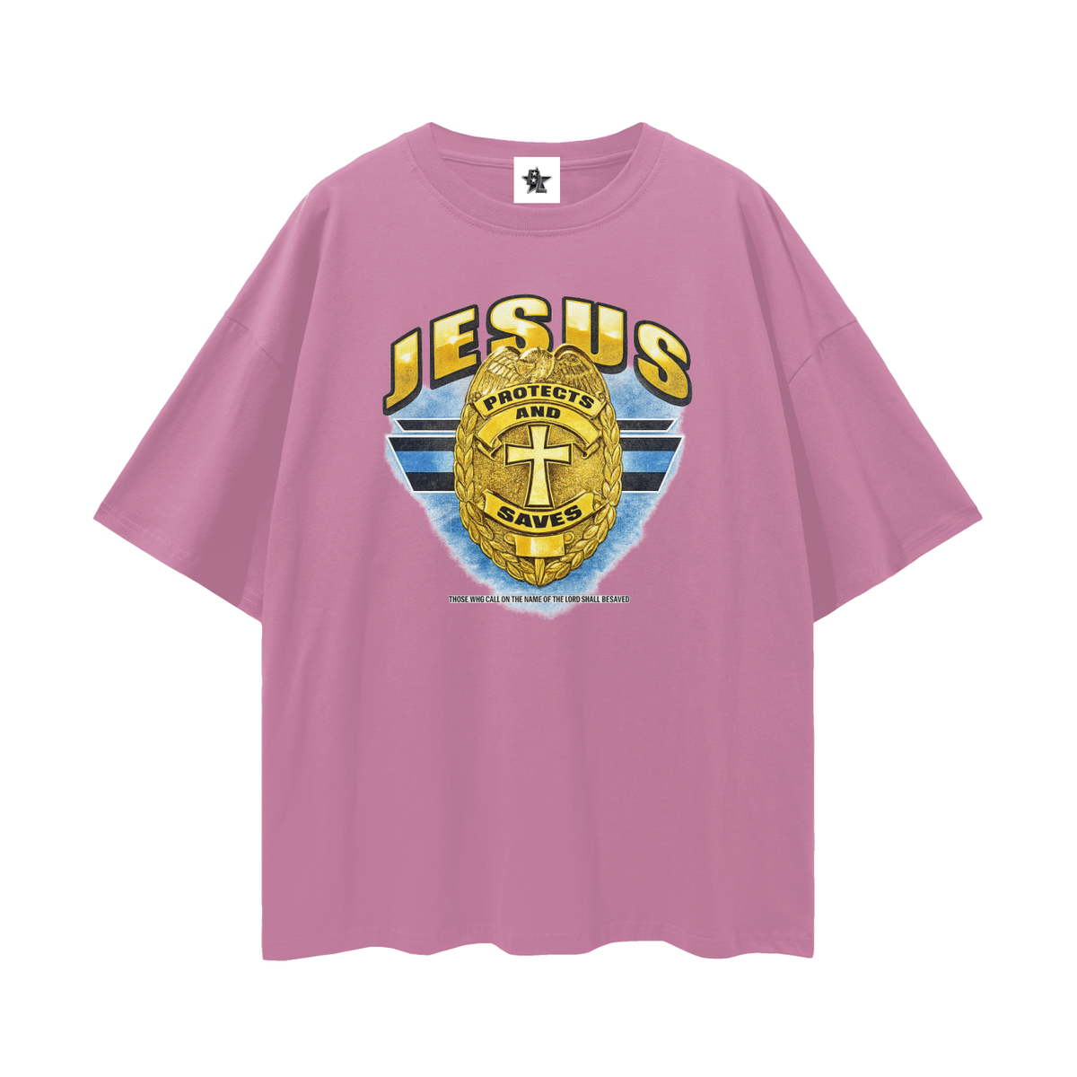 Vintage Jesus Faith Graphic Oversized T-Shirt | Christian Faith Graphic Unisex