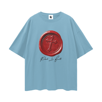 Vintage/Y2K Religious Paid In Full Cross Oversized T Shirt