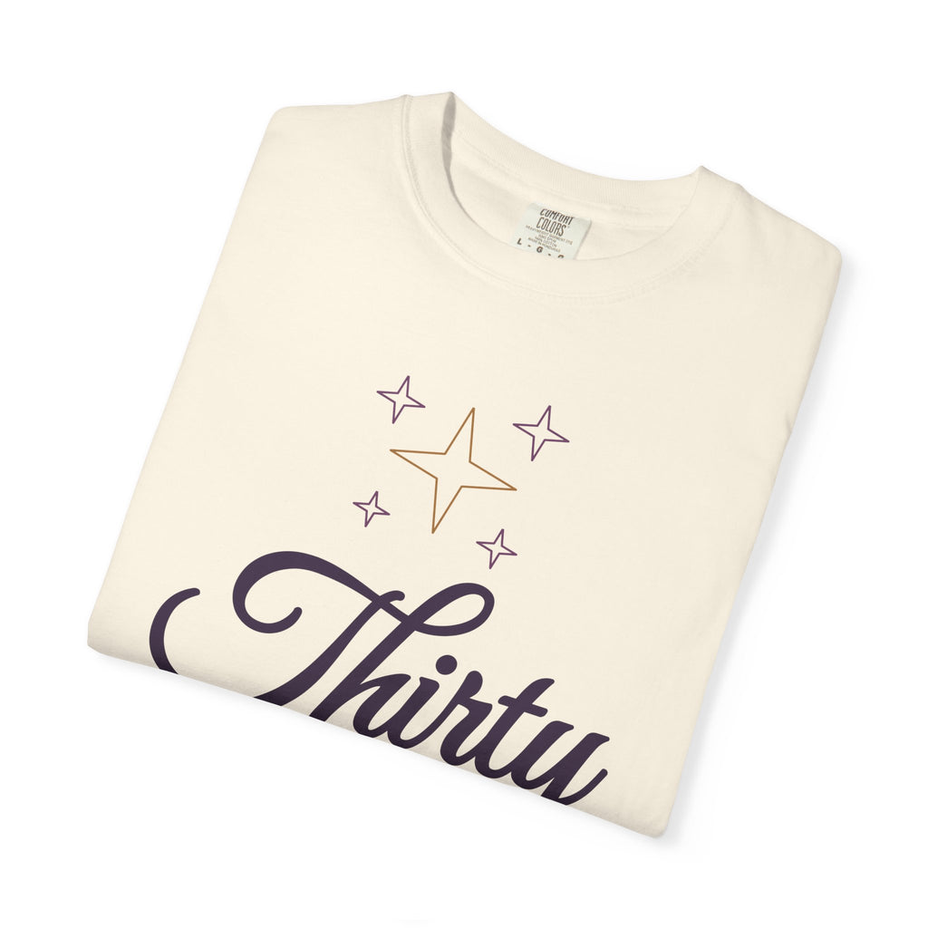 30th Birthday Shirt for Women, Thirty Suits Me Tee, 30th Birthday Gift for Her, Comfort Colors Birthday Shirt