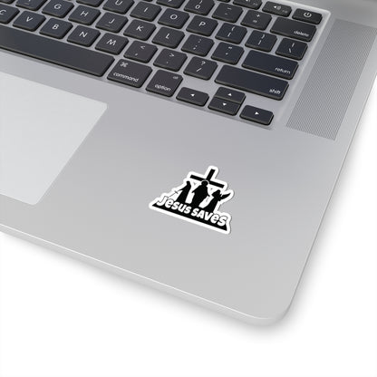Religious Jesus Saves Fortnite Sticker