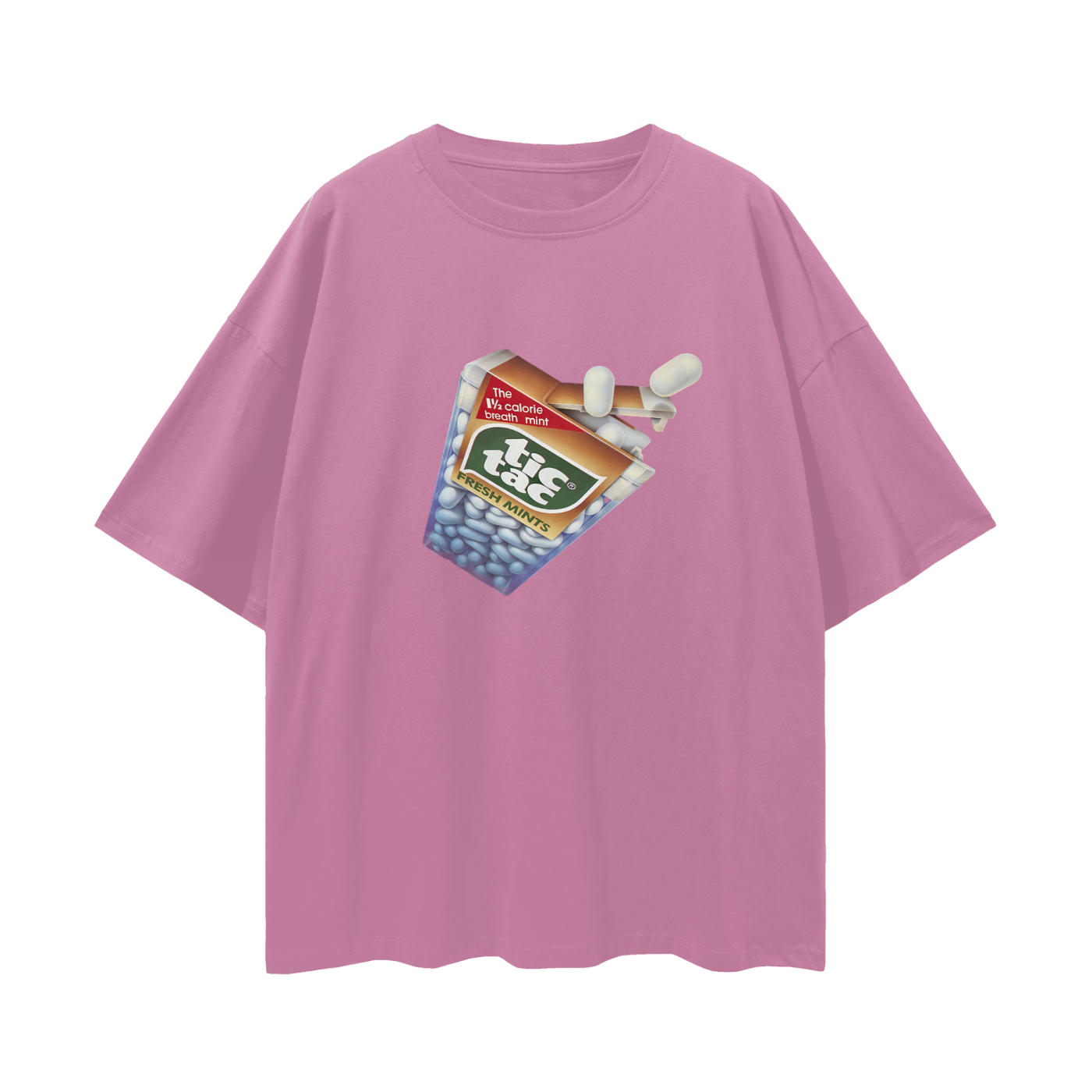 Vintage/Y2K Tic Tac Graphic Oversized T Shirt