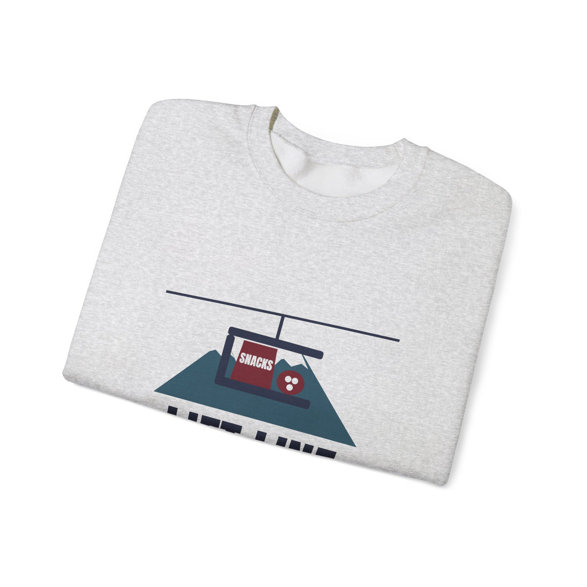 Ski Mom Sweatshirt, Lift Line Snack Supplier Crewneck, Snowboard Mom Gift, Winter Sports Mom Sweatshirt for Women