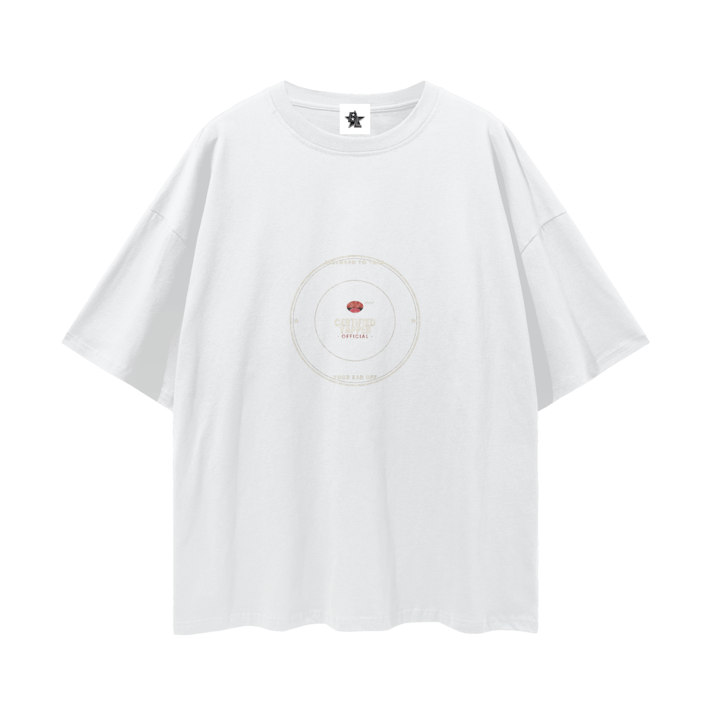 Certified Yapper Oversized T-Shirt | Funny Vintage Graphic