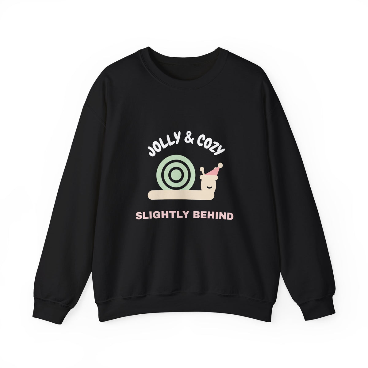 Funny Christmas Sweatshirt for Women, Jolly Cozy and Slightly Behind Crewneck, Holiday Mom Sweatshirt, Cozy Christmas Gift