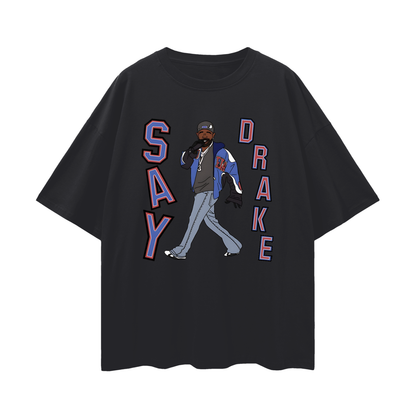 Vintage Like Kendrick Lamar Say Drake Oversized T Shirt