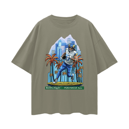 Vintage/Y2K Rams Puka Nacua Downtown Rookie Oversized T Shirt