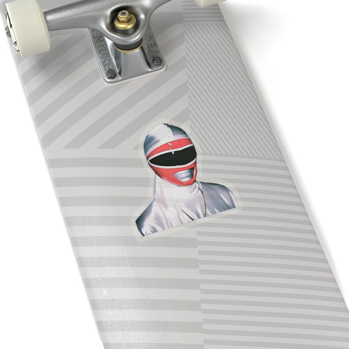 Red Power Ranger Durag Funny Sticker