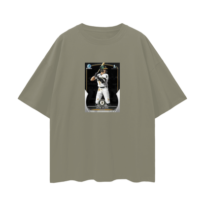 Jacob Wilson Athletics 1st Bowman T Shirt Vintage Like Graphic Oversized T Shirt
