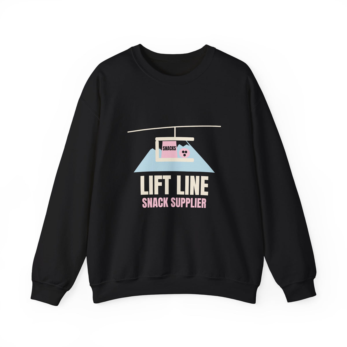 Ski Mom Sweatshirt, Lift Line Snack Supplier Crewneck, Snowboard Mom Gift, Winter Sports Mom Sweatshirt for Women