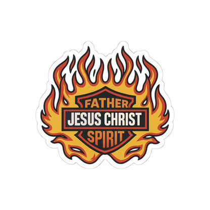Religious Jesus Christ Harley Davidson Sticker