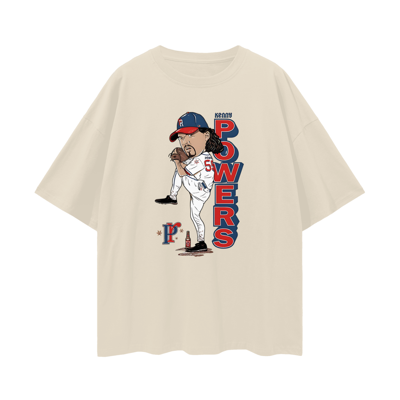 Vintage Like Funny Kenny Powers Baseball Oversized T Shirt