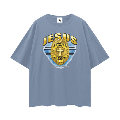 Vintage Jesus Faith Graphic Oversized T-Shirt | Christian Faith Graphic Unisex
