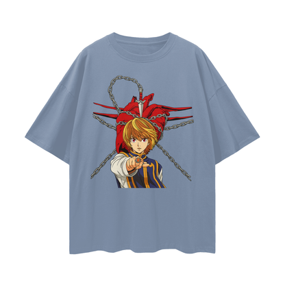 Vintage/Y2K Hunter x Hunter Kurapika's Chain Anime Graphic T Shirt