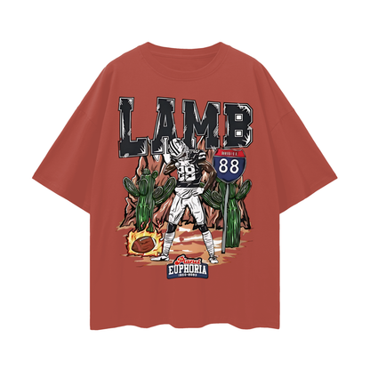 Ceedee Lamb 88 EU Like 90s Y2K Vintage Like Graphic Oversized T Shirt