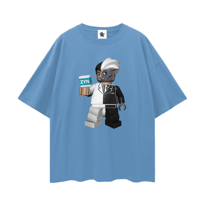 Vintage/Y2K Lego Batman Two-Face Zyn Can Funny Oversized T Shirt