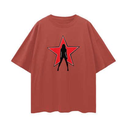 Vintage/Y2K Star Lady Oversized T Shirt