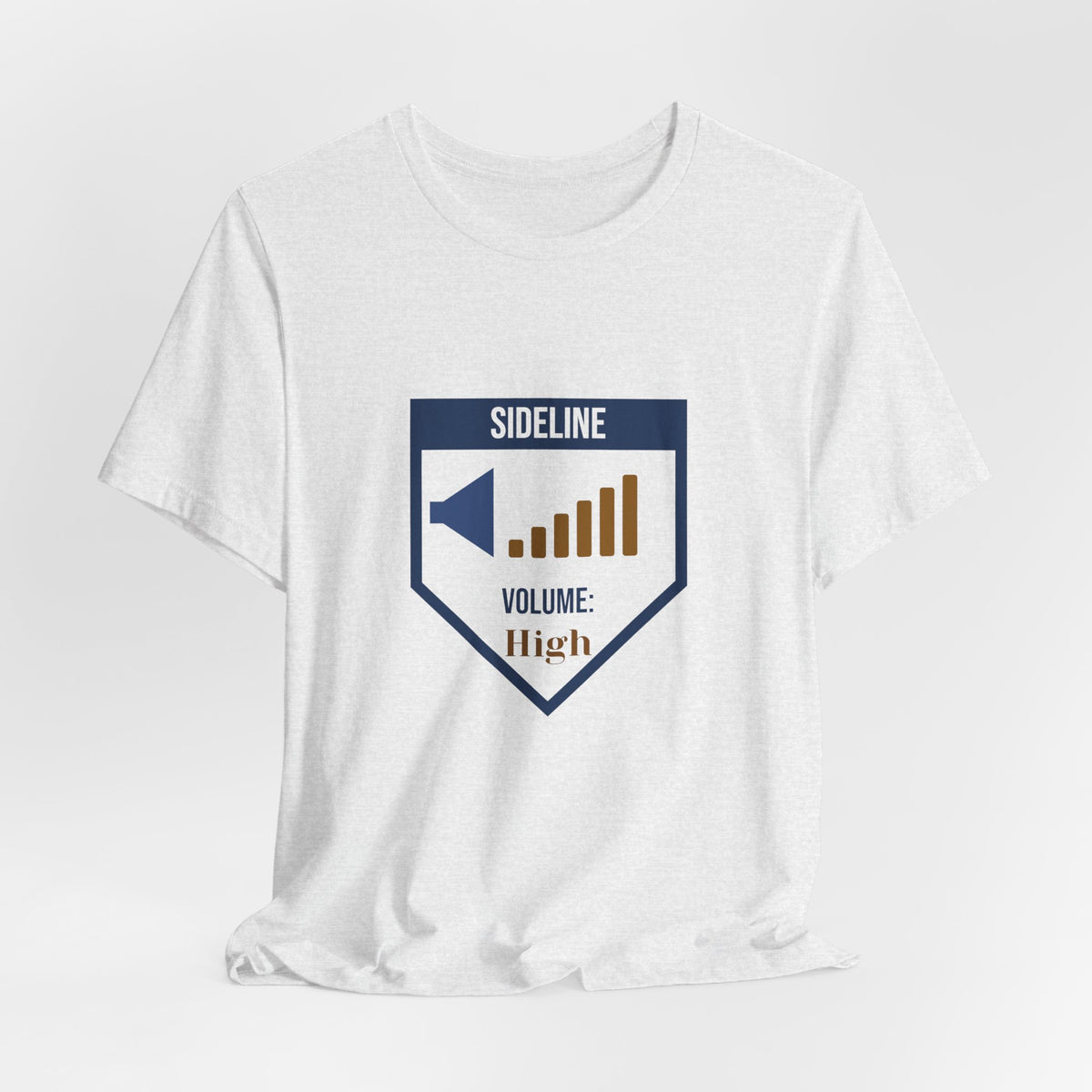 Sports Mom Shirt, Sideline Volume High Tee, Sideline Mom T-Shirt, Soccer Mom Gift, Loud Mom Graphic Tee