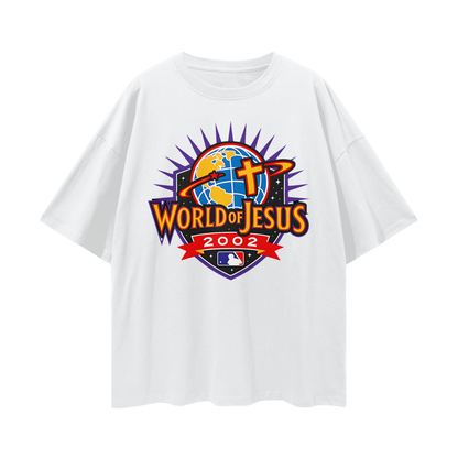 Vintage/Y2K Religious World Of Jesus World Series Graphic T Shirt