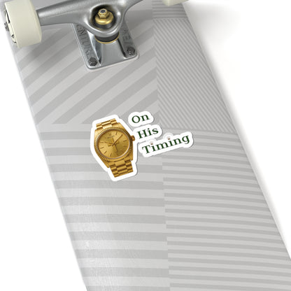 Religious Jesus On His Timing Rolex Sticker