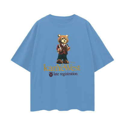 Vintage Like Kanye Late Registration Bear Oversized T Shirt