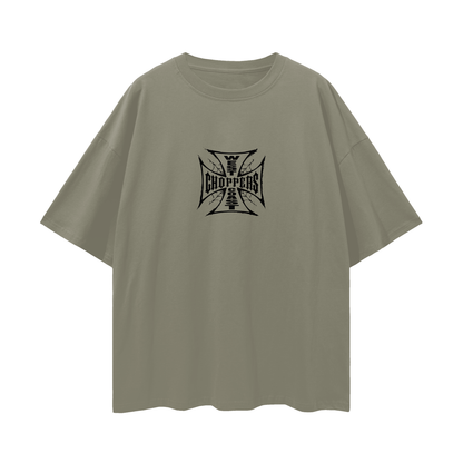 Vintage/Y2K Style West Coast Choppers Web Oversized T Shirt