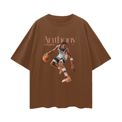 Anthony Edwards Minnesota Timberwolves Oversized T Shirt