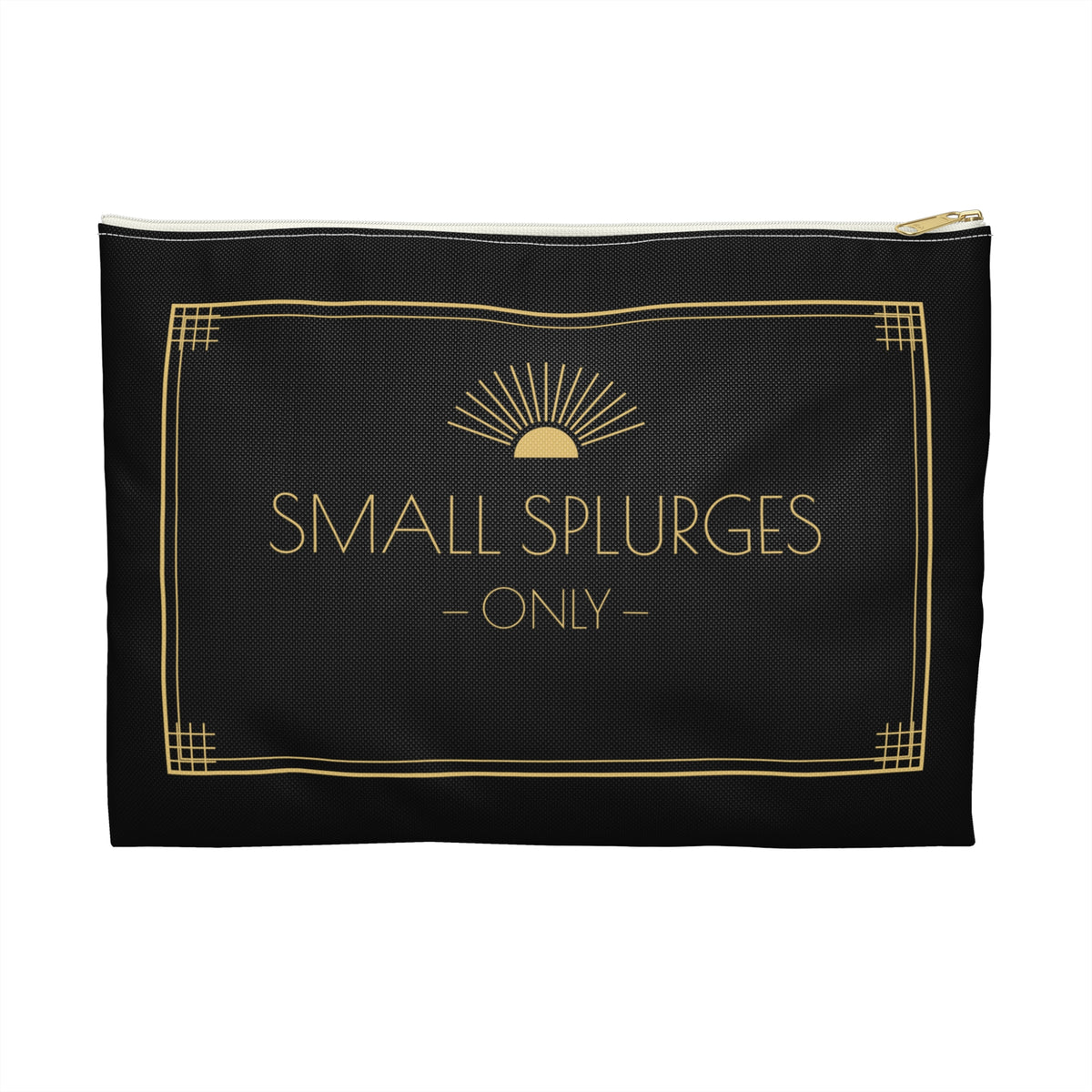 Small Splurges Only Art Deco Accessory Pouch