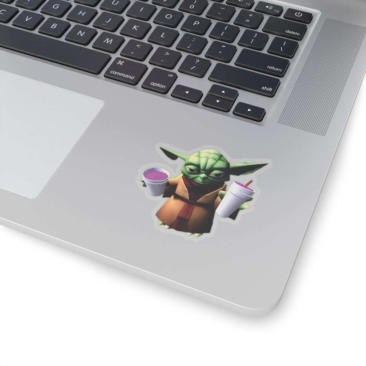 Yoda Double Cupped Lean Funny Sticker