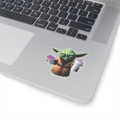 Yoda Double Cupped Lean Funny Sticker